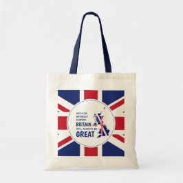Bolsa Tote BREXE A Grã-Bretanha sempre Excelente UNIÃO JACK P