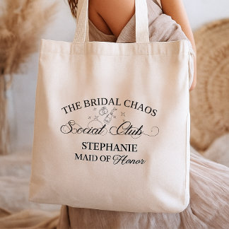 Bolsa Tote Bridal Chaos Social Club,Personalized Boho Bridal