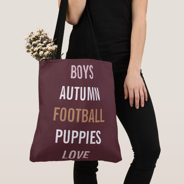 Bolsa Tote BRIDE & Bridesmaids Autumn Breeze Tailgate Party (Close Up)
