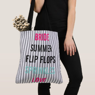 Bolsa Tote BRIDE & Bridesmaids Summer Bridal Sprinkle Party