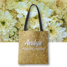 Bolsa Tote Bridesmaid Brilho! Acompanhante de casamento custo
