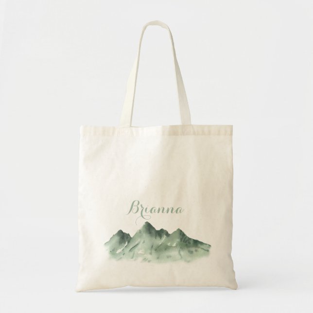 Bolsa Tote Bridesmaid do País das Montanhas Verdes (Frente)
