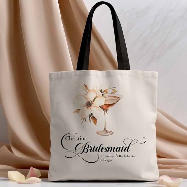 Bolsa Tote Bridesmaid Espresso Martini Bachelorette (Espresso Martini Tote Bag)