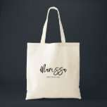Bolsa Tote Bridesman | Bachelorette de Script Minimalista Mod<br><div class="desc">Esta mala de totes da Bridesmaid é um design personalizado que apresenta uma tipografia de script manuscrito. Você pode personalizar facilmente o nome e o título ou adicionar sua mensagem personalizada! Para uma proposta de madrinha ou presente de festa de solteira.</div>