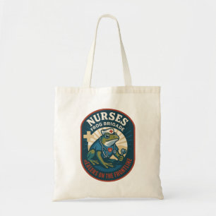 Bolsa Tote Brigada de Sapos Enfermeiros – Curadores na Linha 
