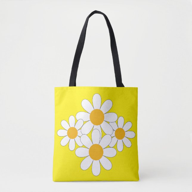 Bolsa Tote Bright and Bold Daisy (Frente)