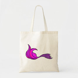 Bolsa Tote Bright Pink Mermaid Tail