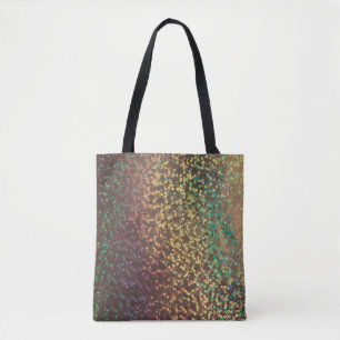 Bolsa Tote Brilhante, confetes, coloridos