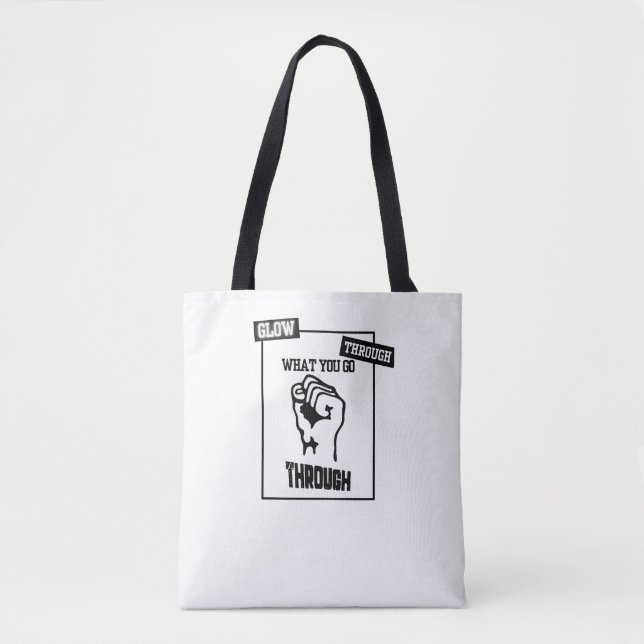 Bolsa Tote Brilhe Através da Escuridão (Frente)