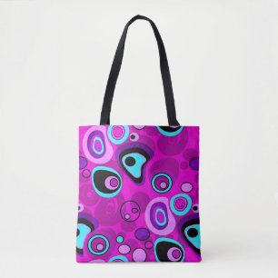 Bolsa Tote Brilho, abstrato, Magenta