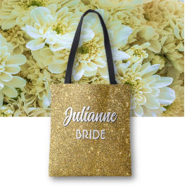Bolsa Tote Brilho da Noiva! Acompanhante de casamento custom 