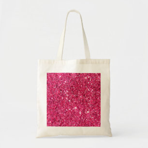 Bolsa Tote Brilho do rosa quente do encanto