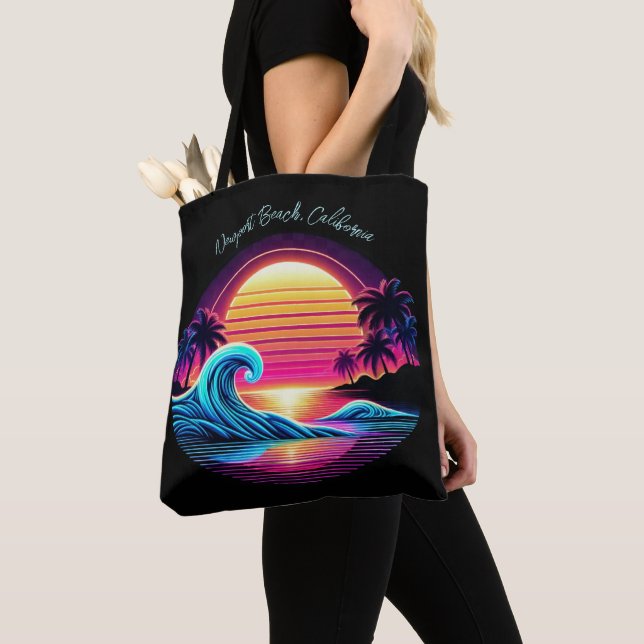 Bolsa Tote Brilho do Surf sunset (Close Up)