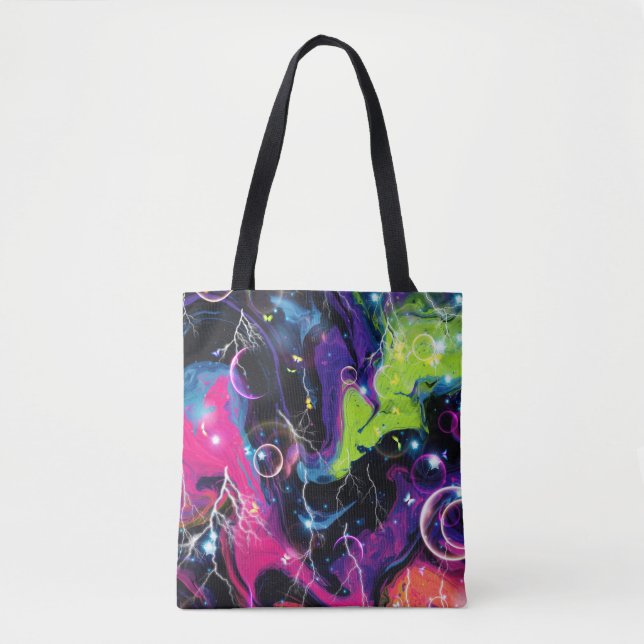 Bolsa Tote Brilho e bolhas  (Frente)
