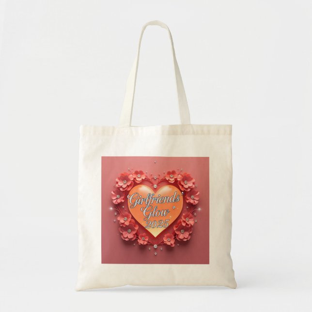 Bolsa Tote Brilho Floral (Frente)