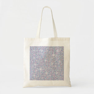Bolsa Tote Brilho iridescente branco