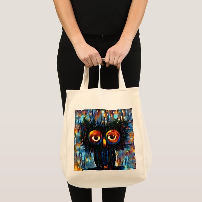 Bolsa Tote Brilliant e Wise Owl (Frente (produto))