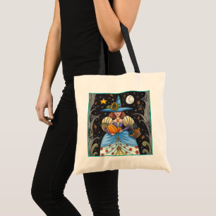 BOLSA TOTE BRINCADEIRA DE ARTE PARECIDA EM MADEIRAS POUCAS, G