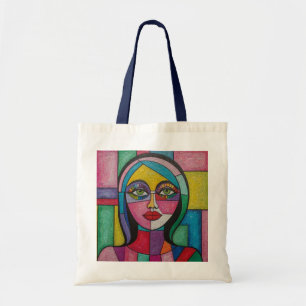 Bolsa Tote Brincadeira Impressionante Abstrato moderna Colori