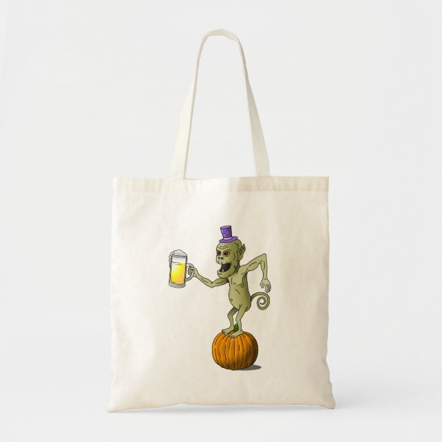 Bolsa Tote Brindes para a Noite de Halloween (Frente)