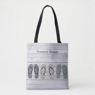 Bolsa Tote Brisa de Verão e Elegância Costeira Personalizada