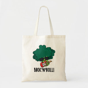 Bolsa Tote Brock E Roll Funny Veggie Broccoli Pun