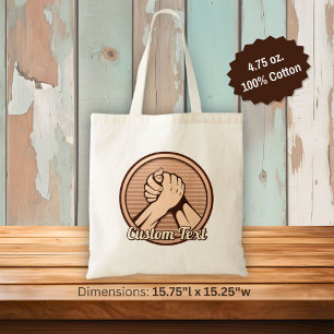 Bolsa Tote Bronze da Luta do braço