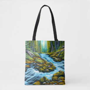 Bolsa Tote Brook de borbulhamento de natureza mágica
