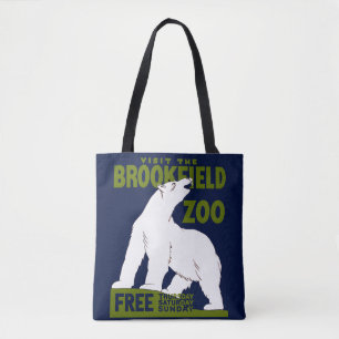 Bolsa Tote Brookfield Zoo, Poster do Programa de Arte Federal