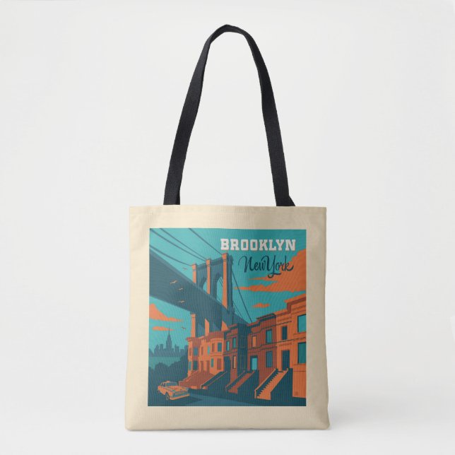 Bolsa Tote Brooklyn Nova York (Frente)