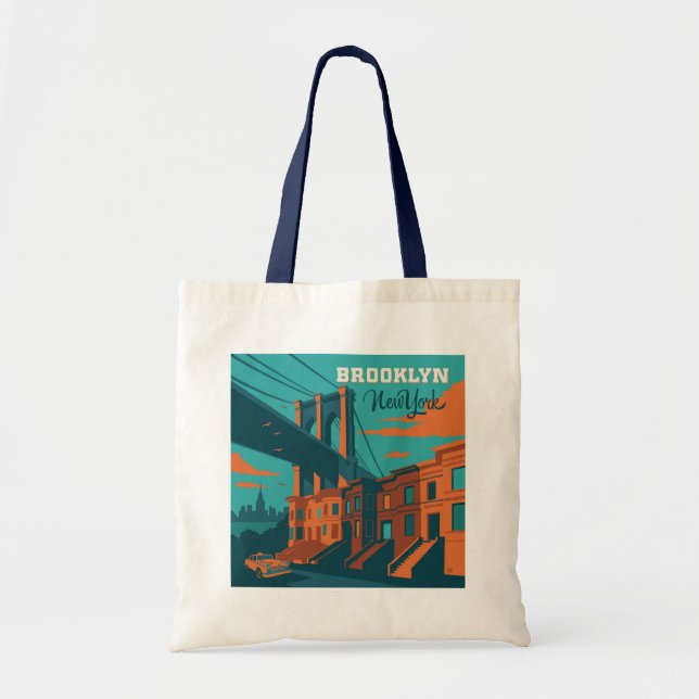 Bolsa Tote Brooklyn Nova York (Frente)