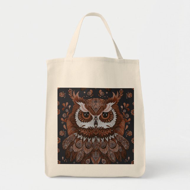 Bolsa Tote Brown owl (Frente)