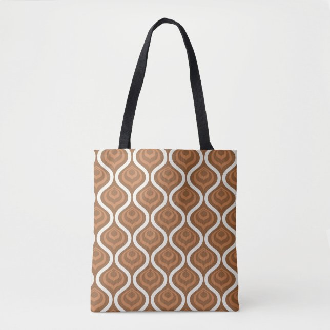 Bolsa Tote Brown Retro (Frente)