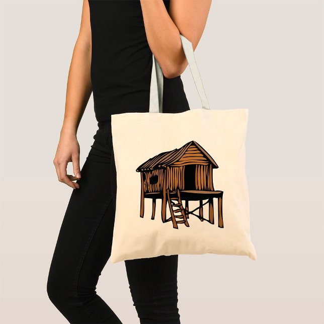 Bolsa Tote Brown Thatcher House Tote Bag (Criador carregado)