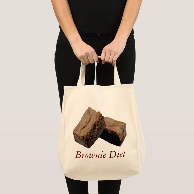Bolsa Tote Brownie Diet National Chocolate Brownie Day 8 (Frente (produto))