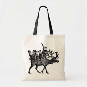 Bolsa Tote Brownies que montam a rena