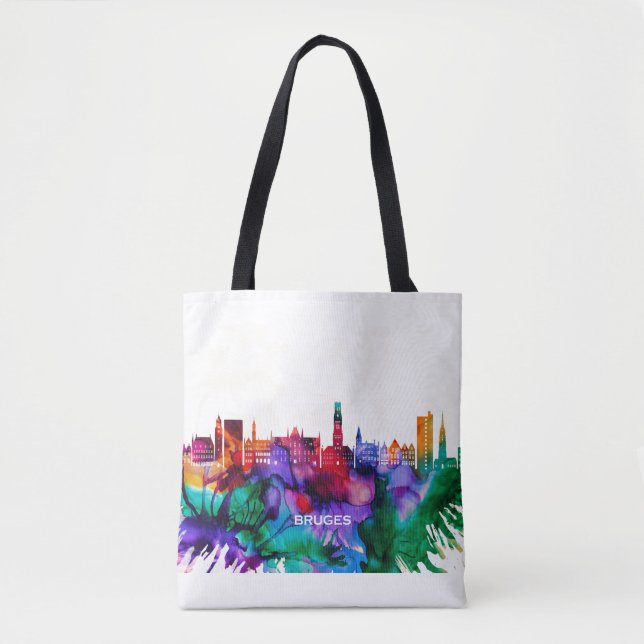 Bolsa Tote Bruges Skyline (Frente)