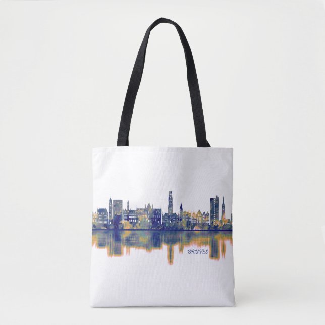 Bolsa Tote Bruges Skyline (Frente)