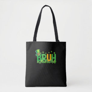 Bolsa Tote Bruh Dia de São Patrício Adolescente Rapazes Crian