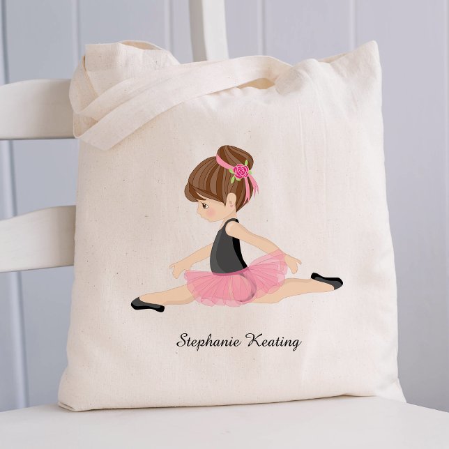 Bolsa Tote Brunette Ballerina Personalizada (Criador carregado)