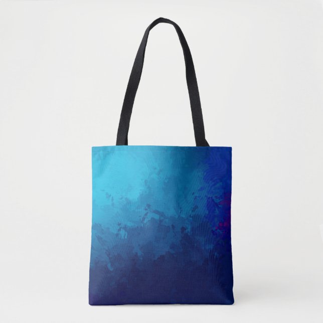 Bolsa Tote Brushed Painted Abstract Background. Brush stroked (Frente)