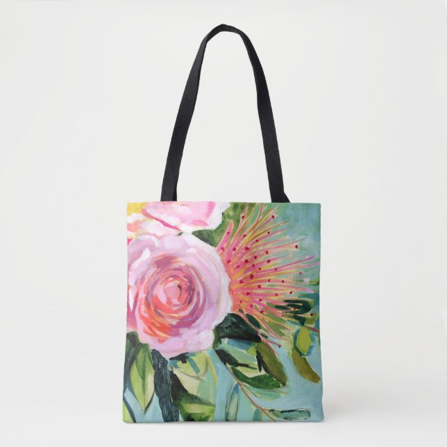 Bolsa Tote Brushy Floral I (Frente)