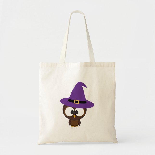 Bolsa Tote Bruxa de Coruja Fofa (Frente)