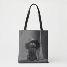 Bolsa Tote Bruxa de Gato Simplesmente Mágica