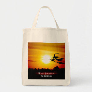 Bolsa Tote Bruxa de Halloween