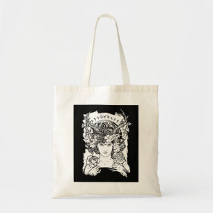 Bolsa Tote Bruxa do Estilo de Art Nouveau