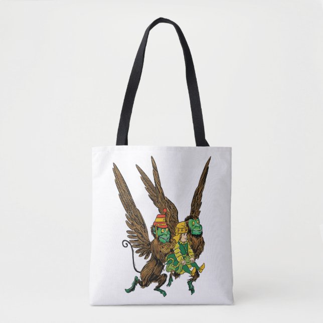 Bolsa Tote Bruxa do Oz Vintage, Dorothy, Macacos Voadores Mal (Frente)