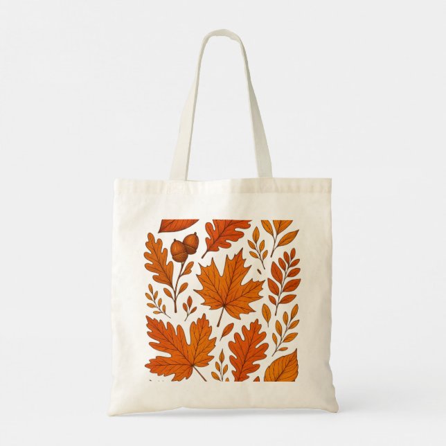 Bolsa Tote Bruxa Ginger Cat - Design de Halloween Bonito com  (Verso)