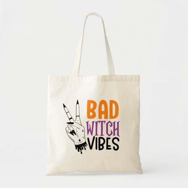 Bolsa Tote Bruxa Má Víbora Halloween (Frente)