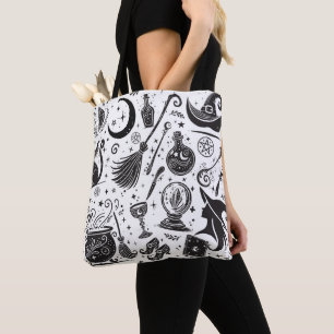 Bolsa Tote Bruxa Mágica Caprichosa Wiccan Pagã 